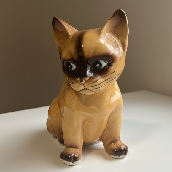 Vintage Japan Siamese Kitten Planter - Picture 4 of 13